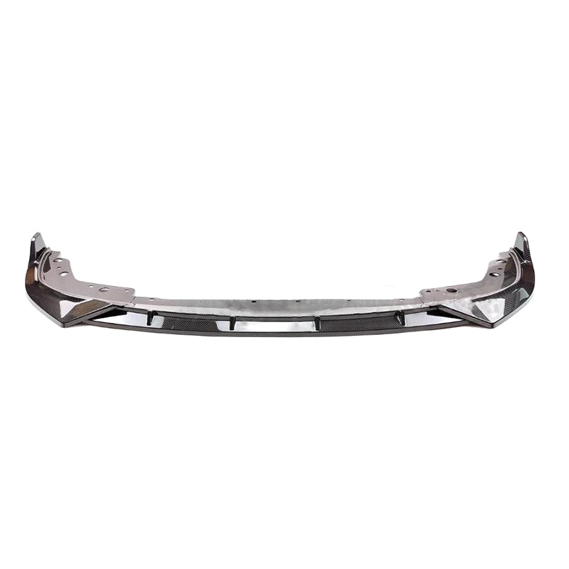 Carbon Fiber Look Front Bumper Spoiler Lips Splitter GT Style For BMW G20 LCI 330i M340i xDrive 2023~2024 Front Bumper Lip Kits
