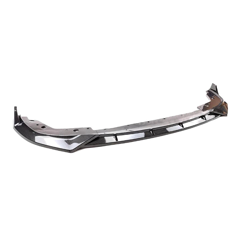 Carbon Fiber Look Front Bumper Spoiler Lips Splitter GT Style For BMW G20 LCI 330i M340i xDrive 2023~2024 Front Bumper Lip Kits