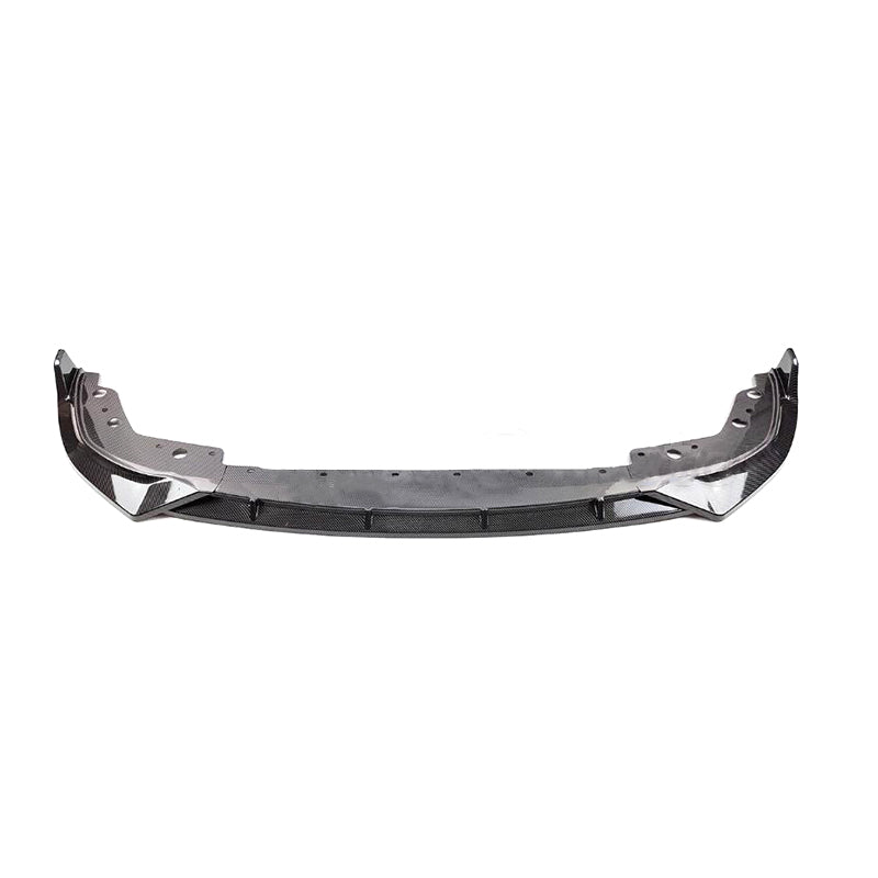 Carbon Fiber Look Front Bumper Spoiler Lips Splitter GT Style For BMW G20 LCI 330i M340i xDrive 2023~2024 Front Bumper Lip Kits