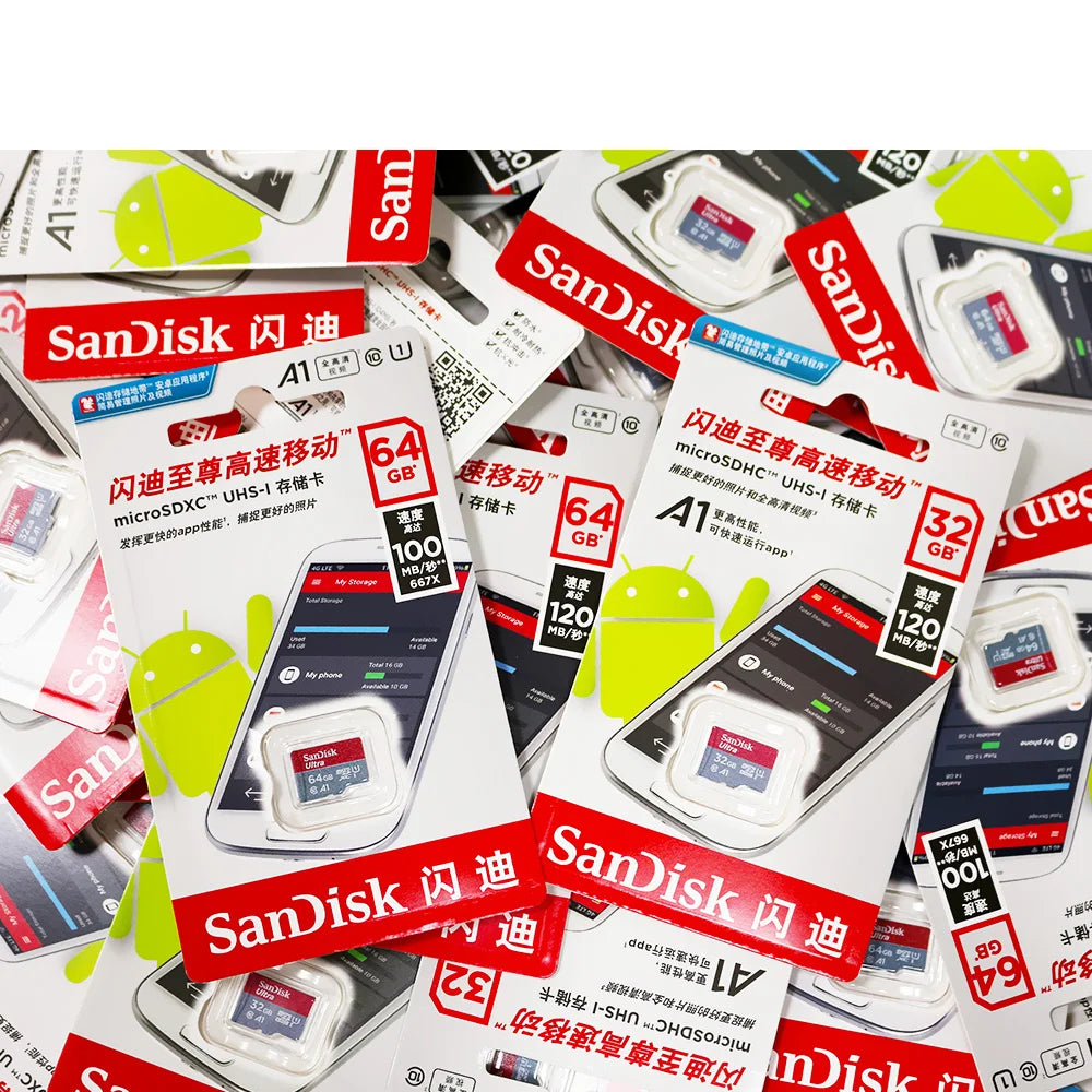 Memory Card 512GB 256GB 128GB 64GB 32GB 100MB/S Micro sd card UHS-1 flash card Memory Microsd SD + card reader adapter