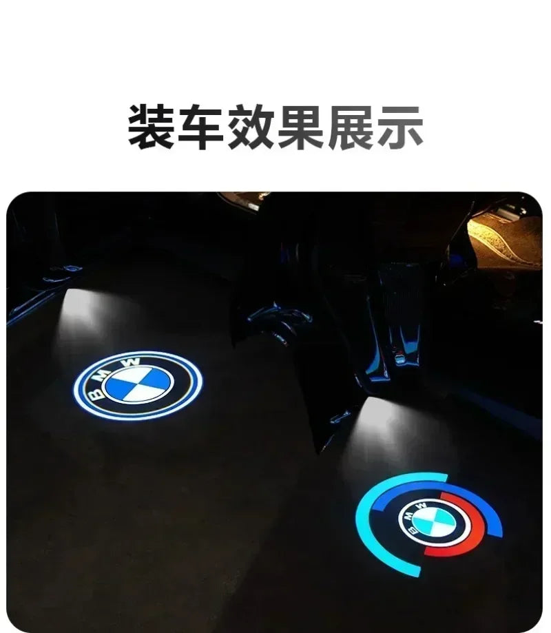 2/4p Applicable to the door LED welcome light E39 of BMW Group 1999-2006 x5 x52 e53 1995-2002 528i 1998 z8.Quick delivery