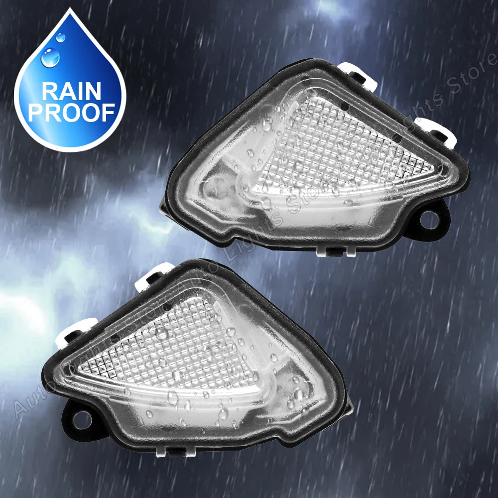 LED Under Side Mirror Puddle Lights For Skoda Kodiaq Karoq 2017- Superb 2015- Octavia III 2017-2020 2PCS Error Free Lamps