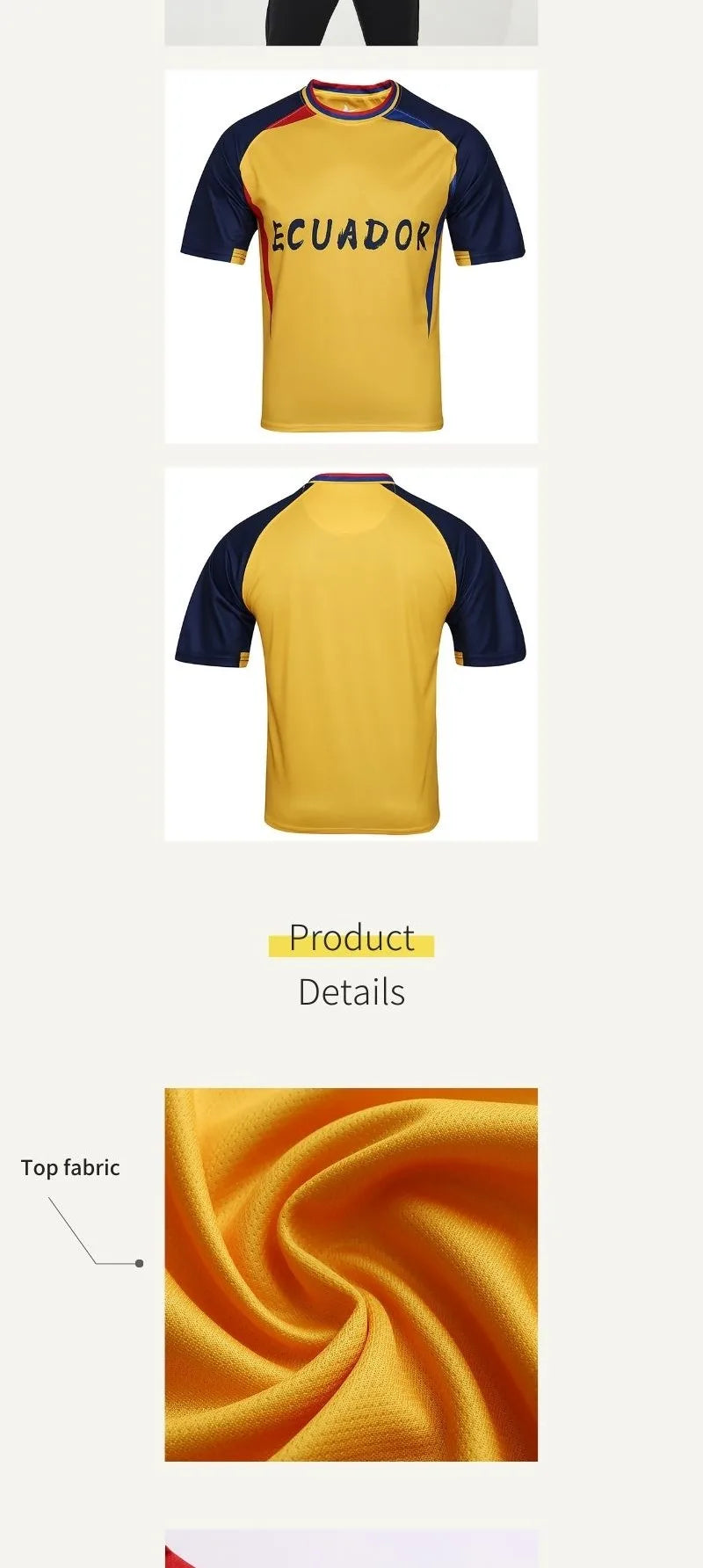 Ecuador 2026 Soccer Jersey