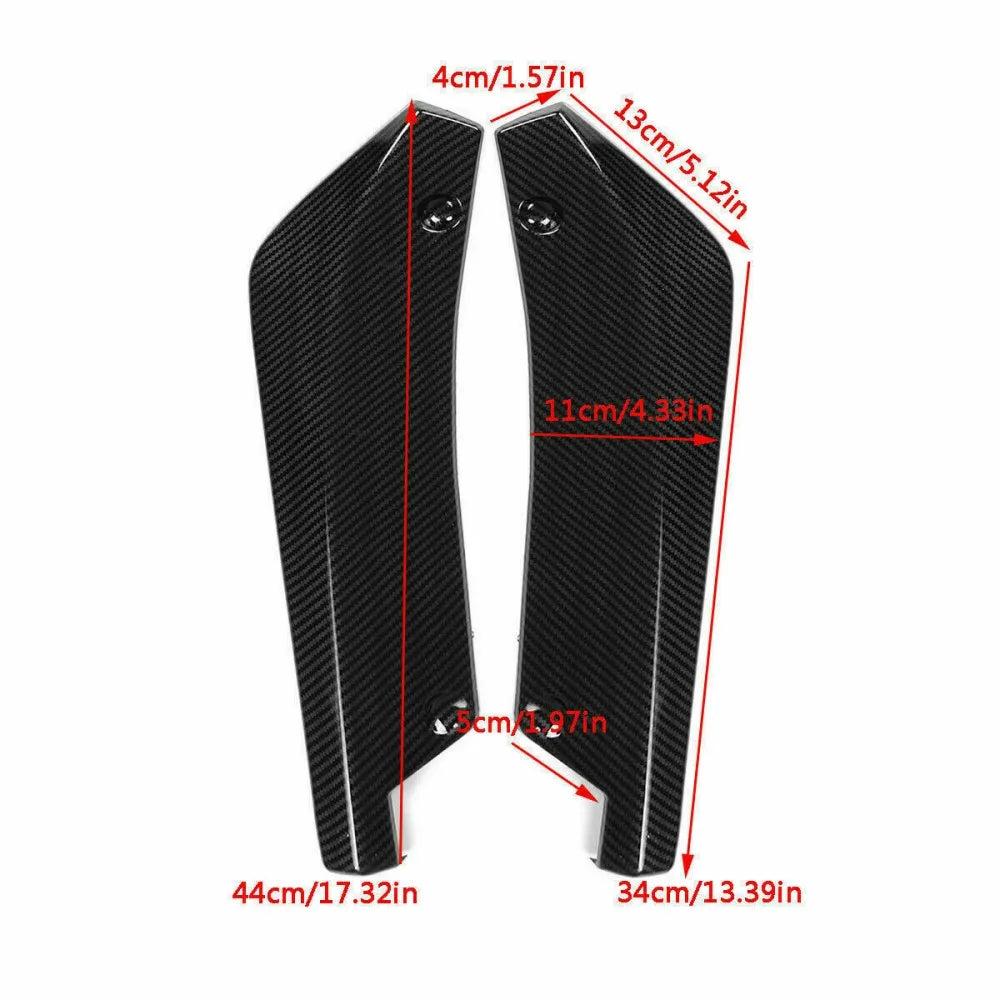 Universal Front Bumper Lip Chin Diffuser Splitter Separator Bumper Lip Winglets Side Skirt Extension Protector Cars Accessories