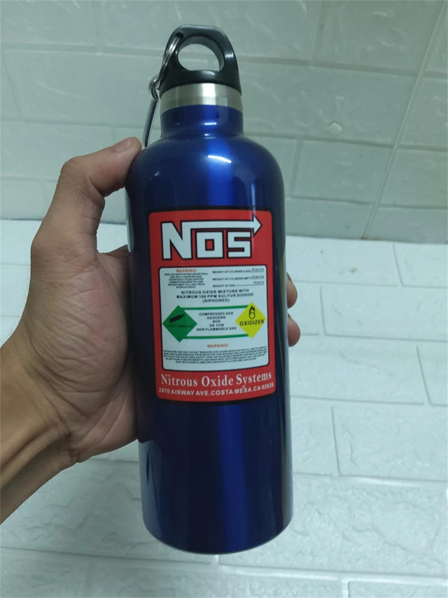 Car Insulation Cup NOS Nitrogen Cylinder Vacuum Stainless Steel Kettle 500ml High-capacity Travel Sports Bottle Water Cup 2025
