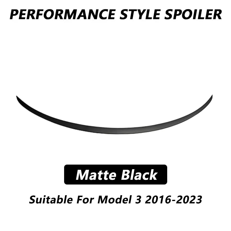 For Tesla Model 3 / Model 3 Highland / Model Y 2018-2026 Performance Style Spoiler ABS Rear Wing Trunk Wings Tesla Accessories