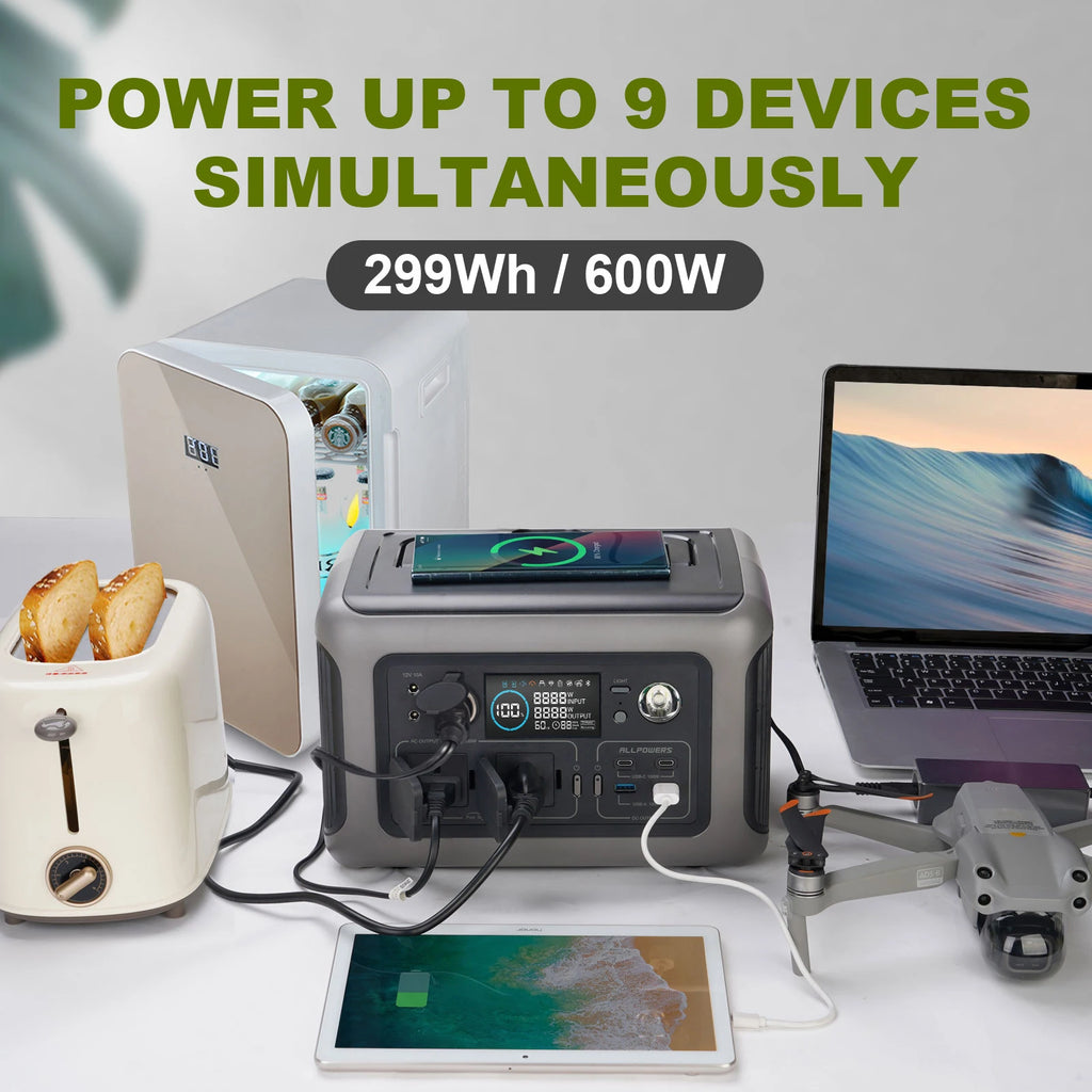 ALLPOWERS R600 Power Station 299Wh – Solar Generator
