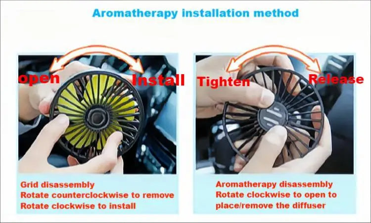 EAFC Mini Car Fan 360 Degree Rotating Cooling Wind Low Noise Summer Car Air Conditioning Cold Fan Ventilation Car Home 5V USB