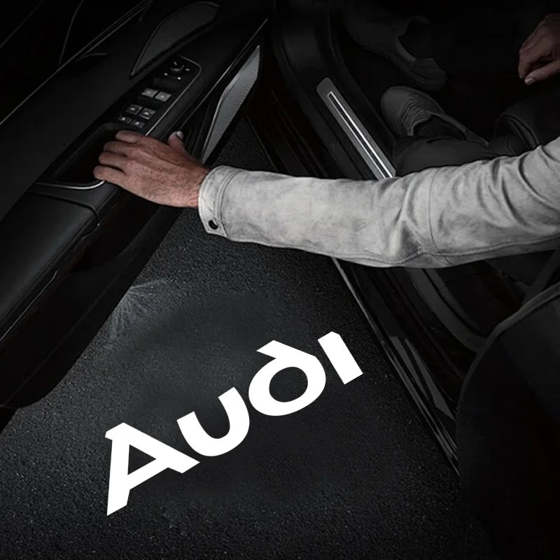 Audi LED Emblem Door Welcome Light – Quattro A3-A8 Q3-Q7