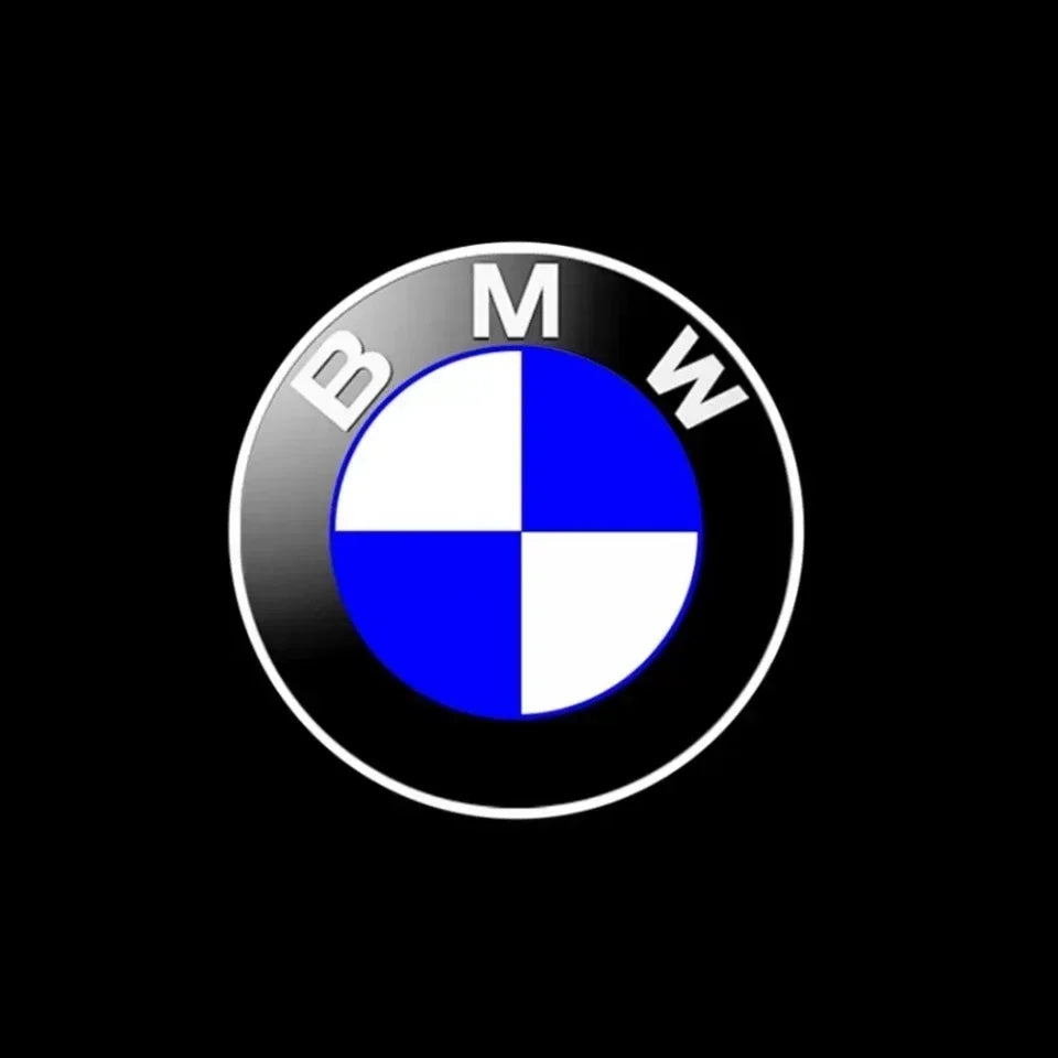 2PCS Upgraded LED Laser Car Door Welcome Anti Fade HD Projector Courtesy Shadow Light Easy Install Replacement Parts For BMW