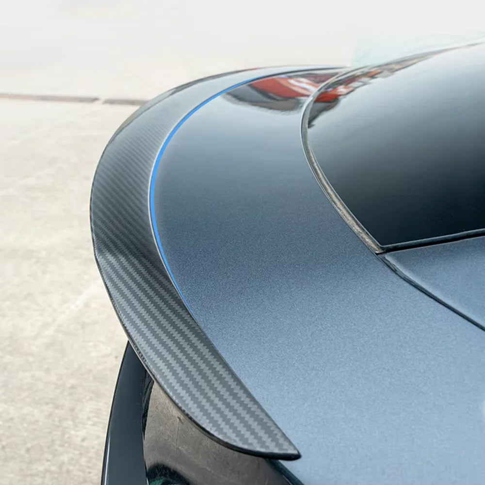 For Tesla Model Y Juniper Spoiler Real Carbon Fiber Performance Version Rear Trunk Wing Modification 2025 2026 Car Accessories