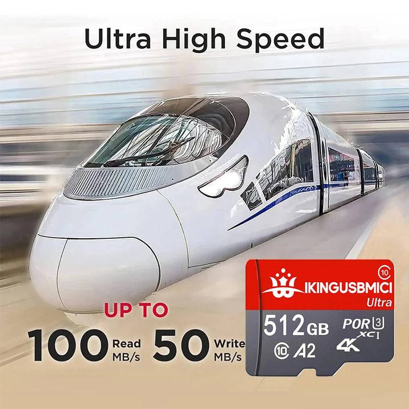 Memory Card TF Cards SD Cards Micro TF Card 128GB 256GB 512GB V30 Original Ultra HD High Speed High Speed High Speed for Gaming