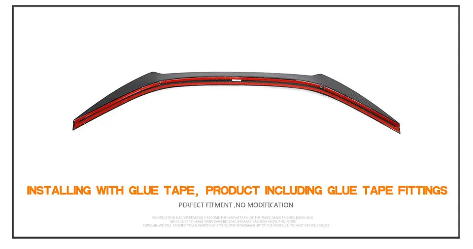For Lexus RCF RC F 2015-2018 Auto Car Rear Trunk Lid Spoiler Wing Car Exterior Trim Car Rear Trunk Racing Spoiler Carbon Fiber