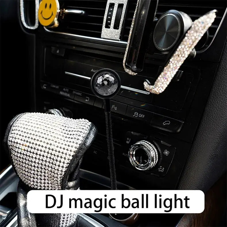 Voice Control Romantic LED Starry Sky Night Light 5V USB Powered Galaxy Star Projector Lamp for Car Roof Kids Room Decor Lights