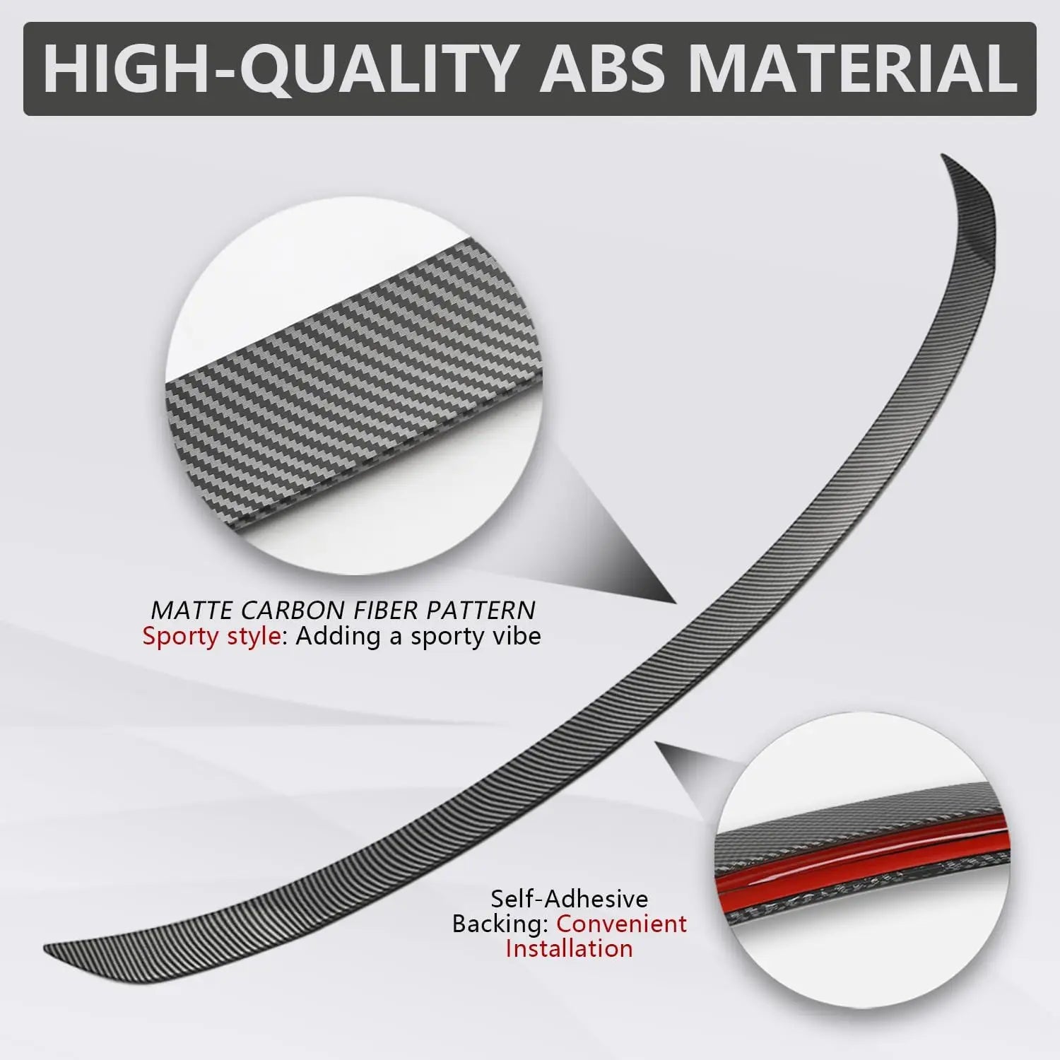 ABS Spoiler For 2025 2026 Tesla Model Y Juniper Rear Spoiler Rear Trunk Spoiler Model Y Juniper Accessories Tunning Body Kits