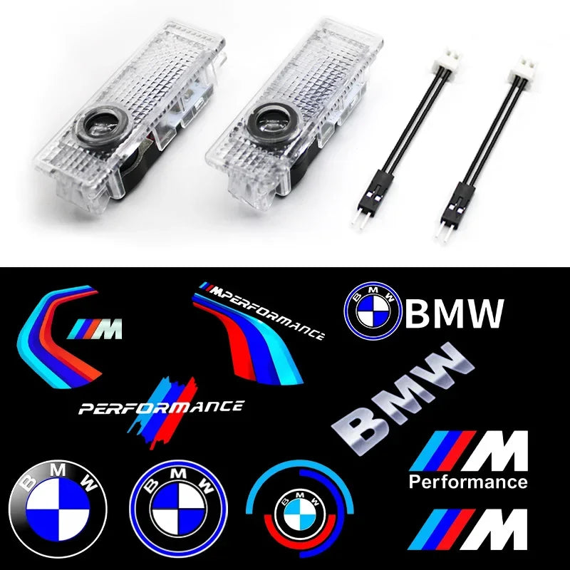 2Pcs For BMW E89 E88 E72 F16 F18 E63 E64 F13 F12 E65 E66 E67 E68 Car LED Welcome Lamp BMW Logo Door Ghost Shadow Light Projector