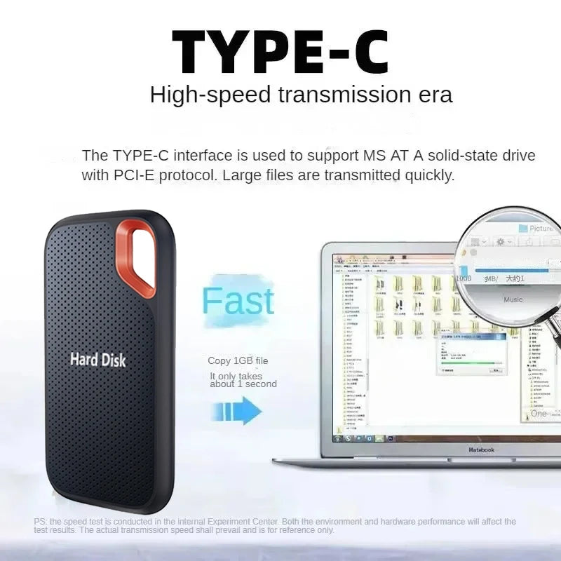 Portable SSD External Hard Drive