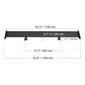 SucceBuy GT Wing Car Spoiler 53.1 inch Universal Spoiler with Double Deck Car Rear Spoiler Wing, Racing Spoiler BGW/JDM Drift