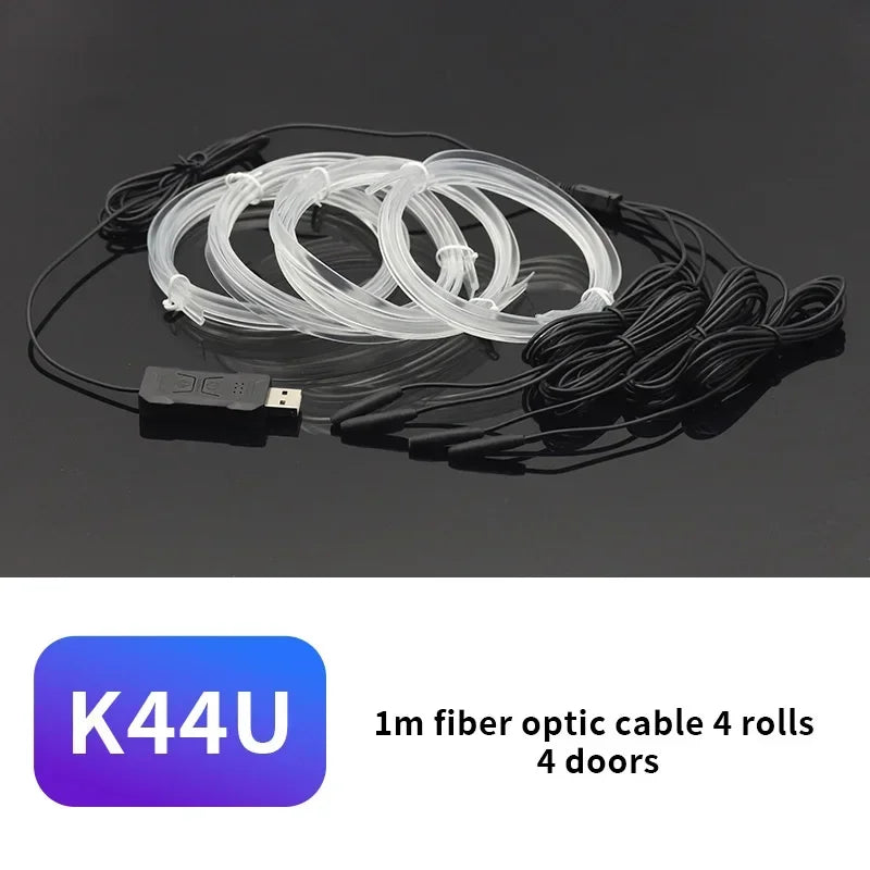 Car Interior EL Neon Wire Strip Light – 3M DIY Ambient