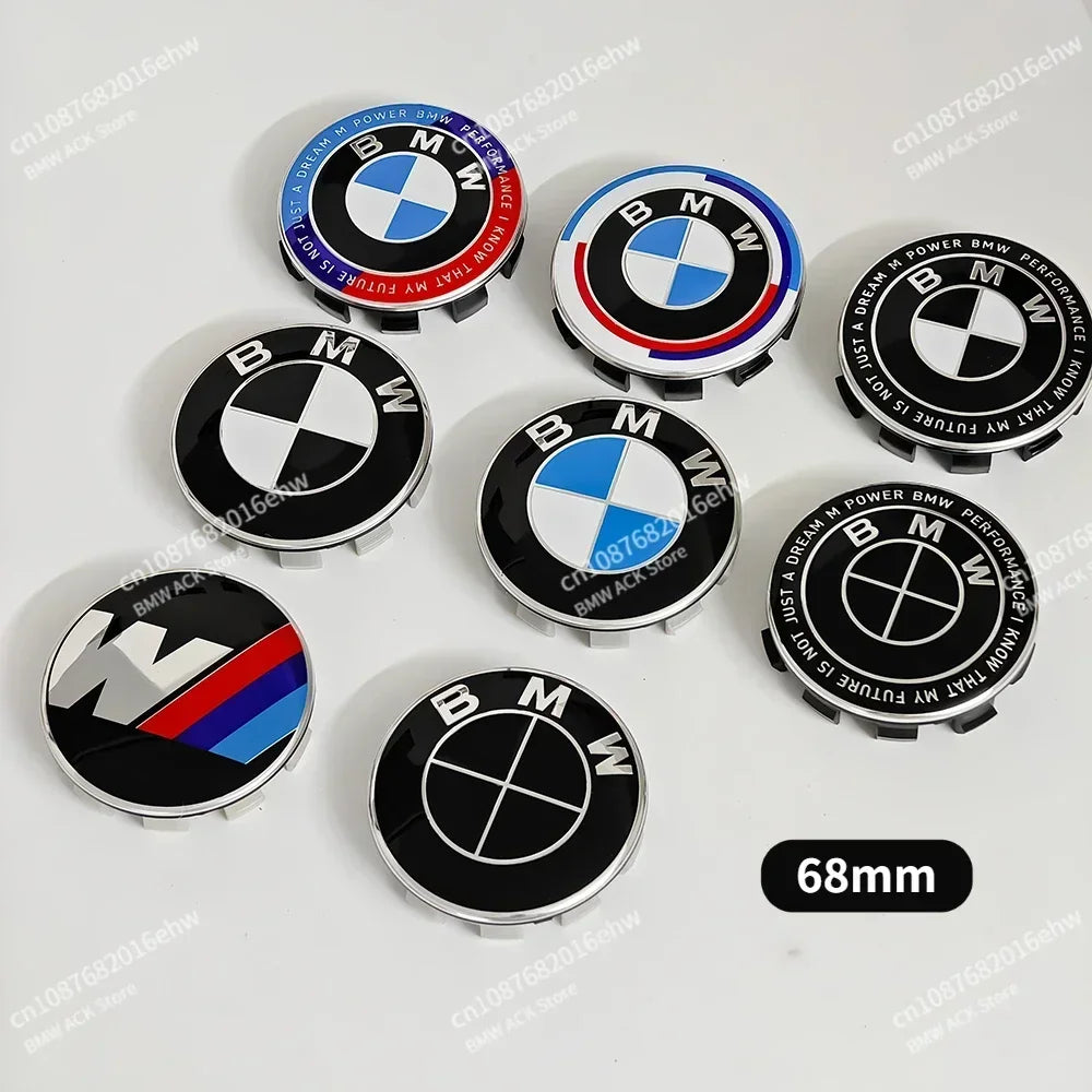 4pcs Car Wheel Center Caps 56mm/68mm Diameter for BMW