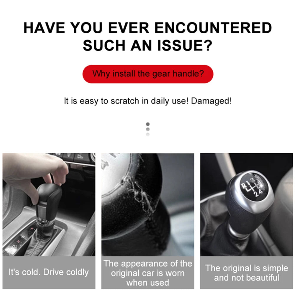 Car Hoodie Change Speed Lever Sweatshirt Handle Gear Shift Knob Cover For Honda Civic CRV Hrv Jazz CITY Accord CR-Z VTEC Vezel