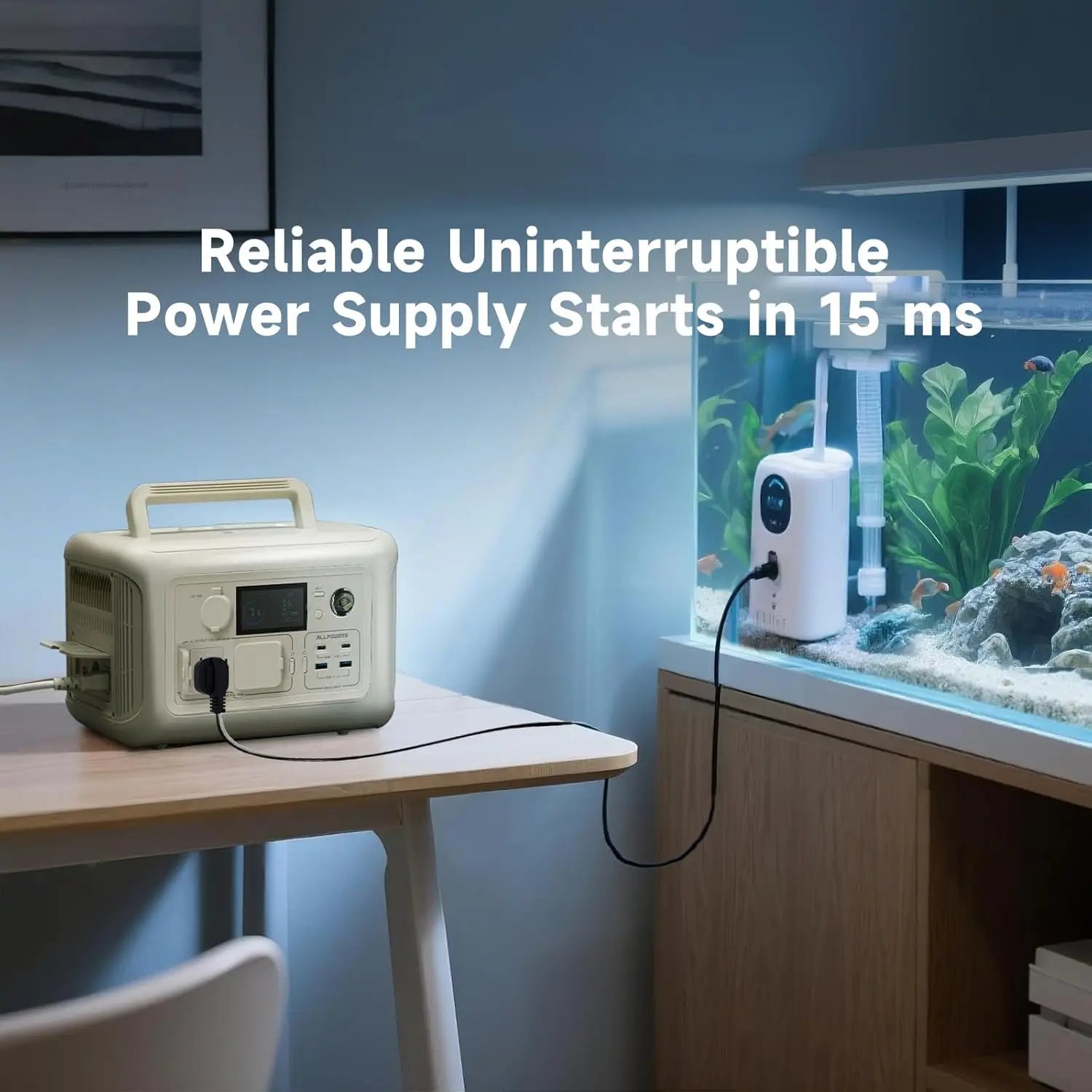 ALLPOWERS R600 600W Solar Generator – 299Wh LiFePO4