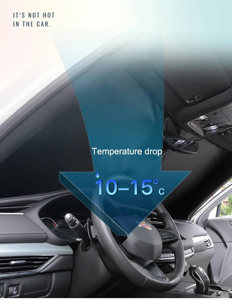 For Tesla Model 3 Y S X YL Juniper 2025-2020 2026 Thicken Front Windshield Sunshade Sun Shade Anti-UV Sun Shading Screen Cover