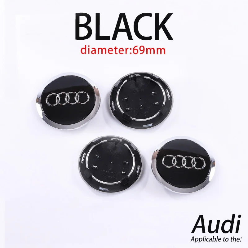 Audi Wheel Center Cap Hub Covers 60-69mm – A3 to Q8