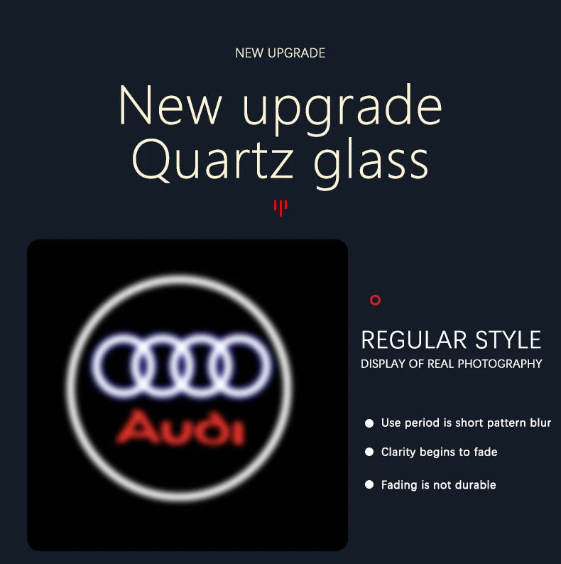 Audi LED Logo Laser Door Light – Quattro S Line