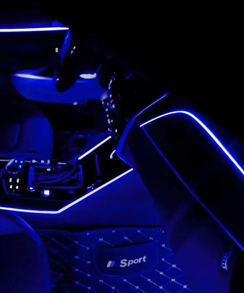 Premium Car Interior Ambient Light Kit – 64 Color App Control