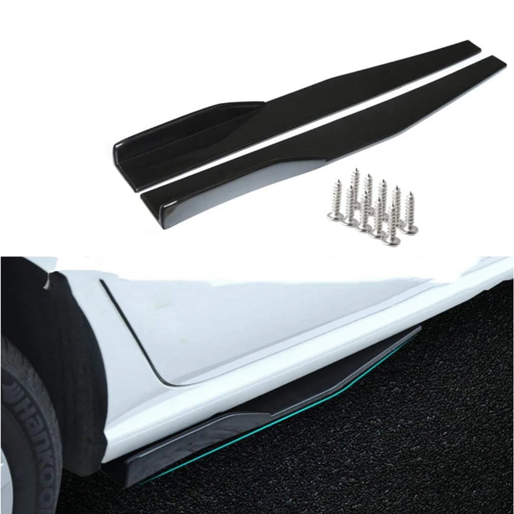 Universal Front Bumper Lip Chin Diffuser Splitter Separator Bumper Lip Winglets Side Skirt Extension Protector Cars Accessories
