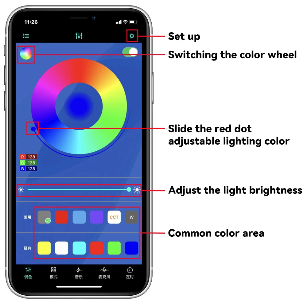 Car LED Underbody RGB Strip Light – App Control