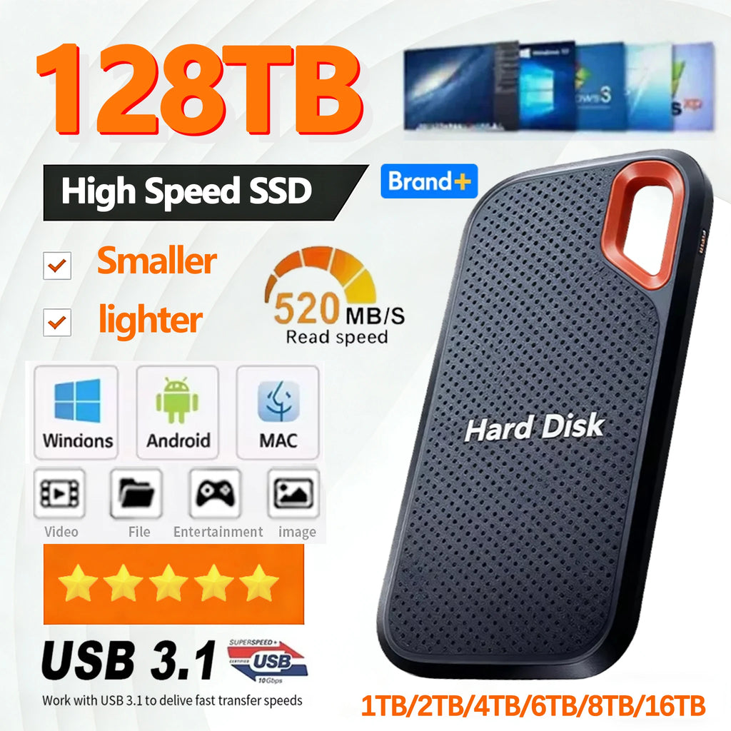 Portable SSD External Hard Drive