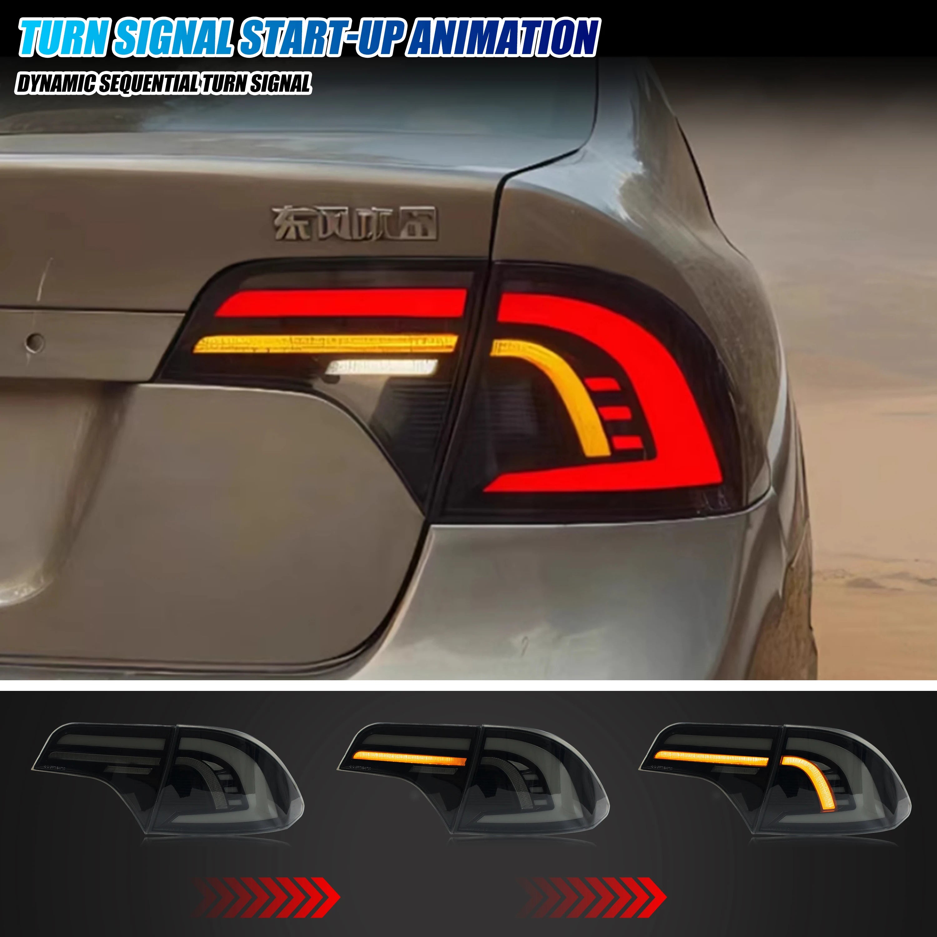 Honda Civic LED Tail Lights 2006-2011 – Sequential Turn Signal