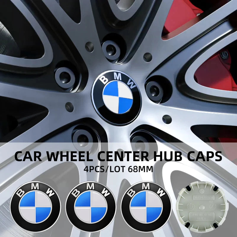 4Pcs 68MM Car Styling Wheel Center Cap Hub Covers For BMW G32 G30 G01 G02 G05 G06 G07 G26 G23 G22 F40 F20 Badge Accessories