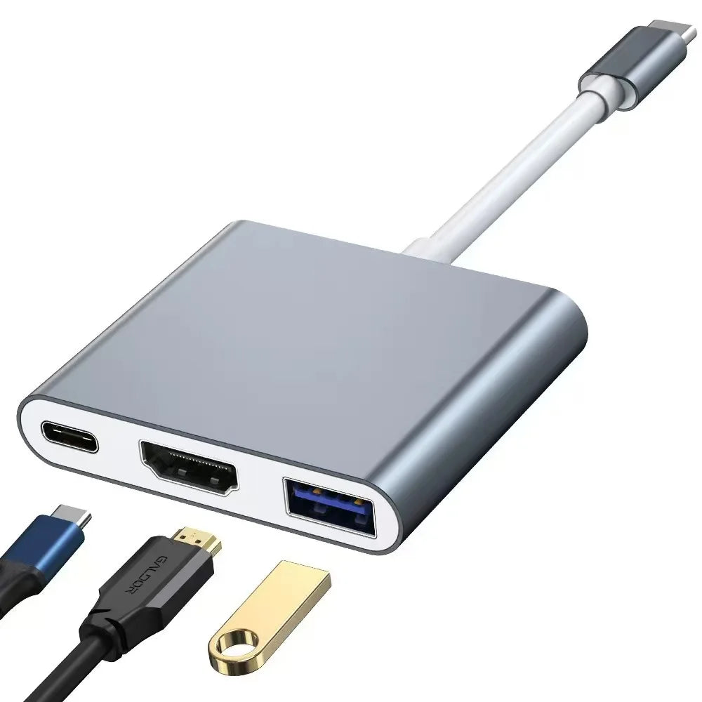 3-in-1 USB-C Hub