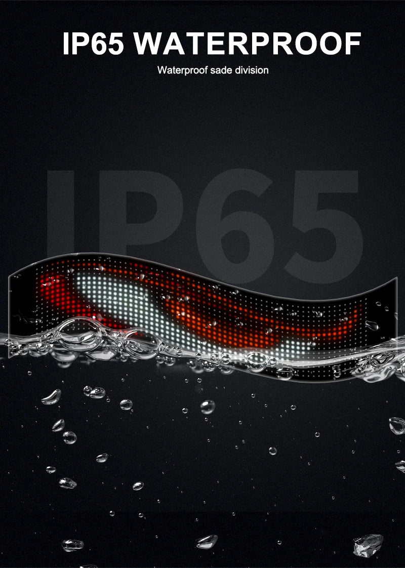 LED Car windshield Truck Eye RGB LED Matrix Pixel Panel Car Graffiti Scrolling Text Animation Light truck lights Bluetooth APP