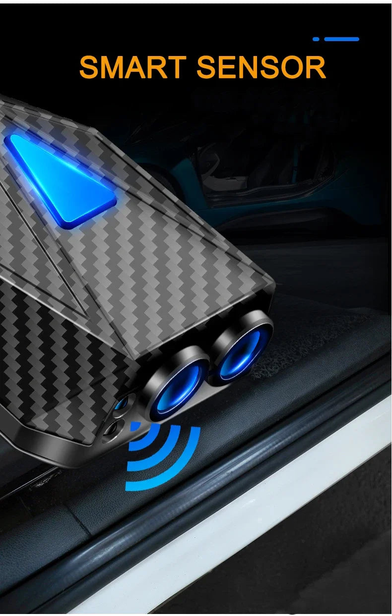 Novelty Cartoon Car Light Wireless Dynamic Projector LED Car Door Lamp Children Animetion Atmosphere Decor Light Warning Welcome