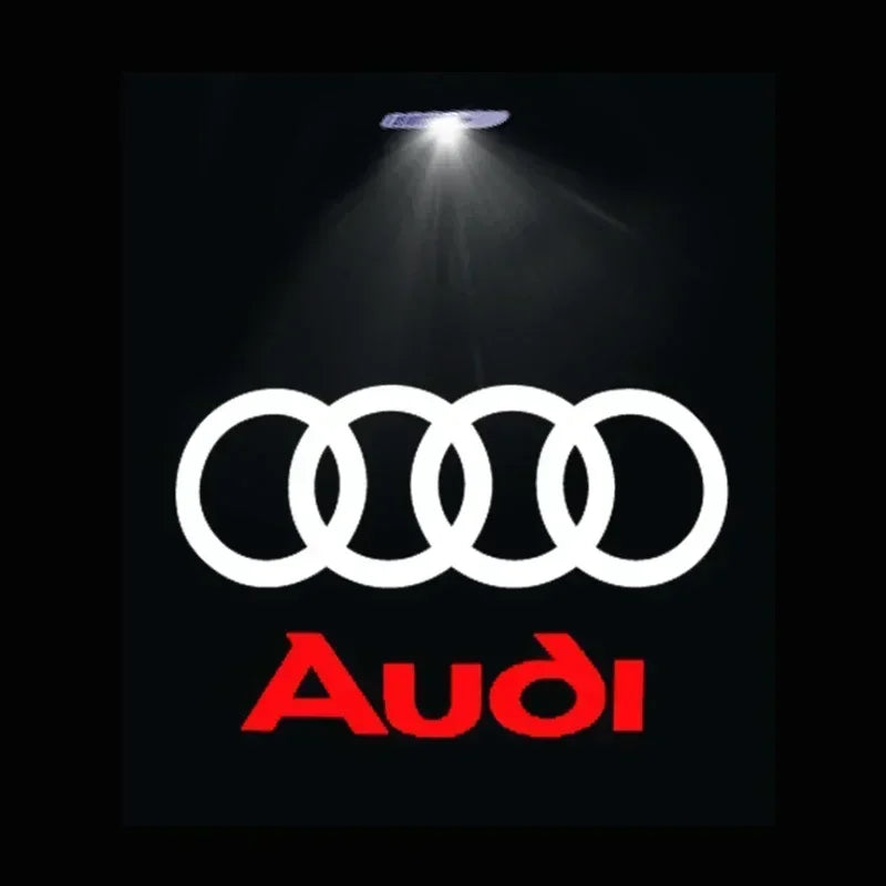 Led Car Door logo Welcome Light For Audi A4 B5 B6 B7 B8 B9 A1 A3 8V 8P 8L A6 C5 C6 C7 A5 A7 A8 Q3 Q5 Q7 TT S3 S6 Sline Quattro