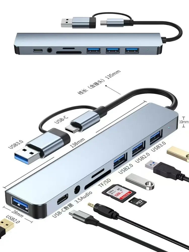 3-in-1 USB-C Hub