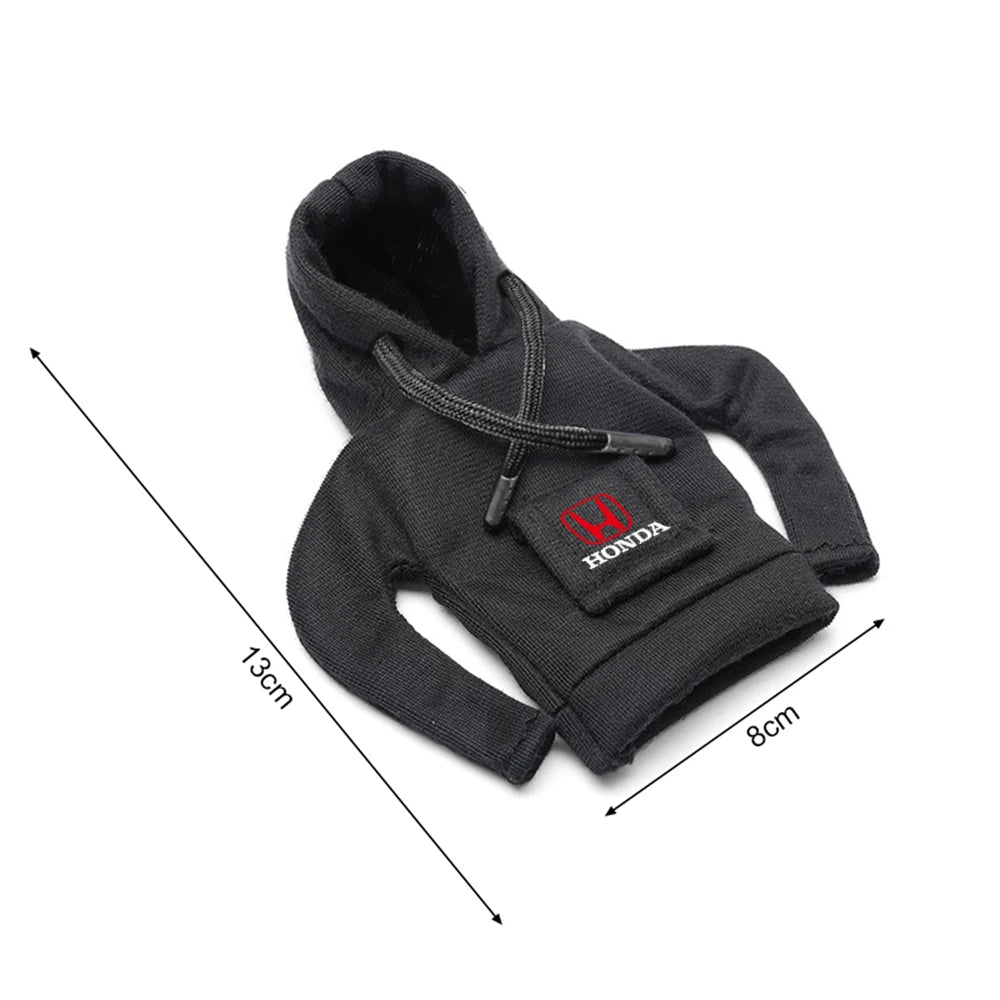 Car Hoodie Change Speed Lever Sweatshirt Handle Gear Shift Knob Cover For Honda Civic CRV Hrv Jazz CITY Accord CR-Z VTEC Vezel