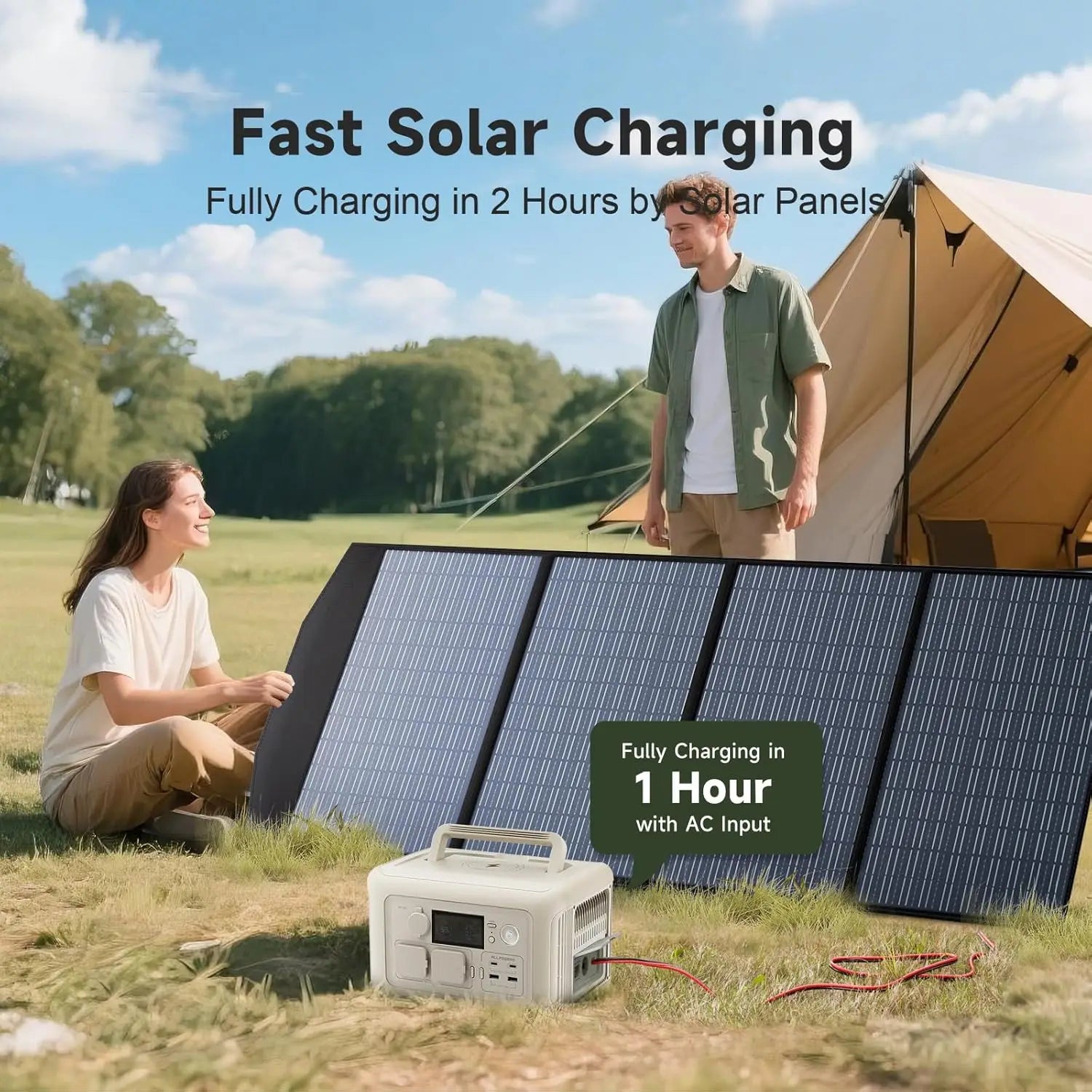 ALLPOWERS R600 600W Solar Generator – 299Wh LiFePO4