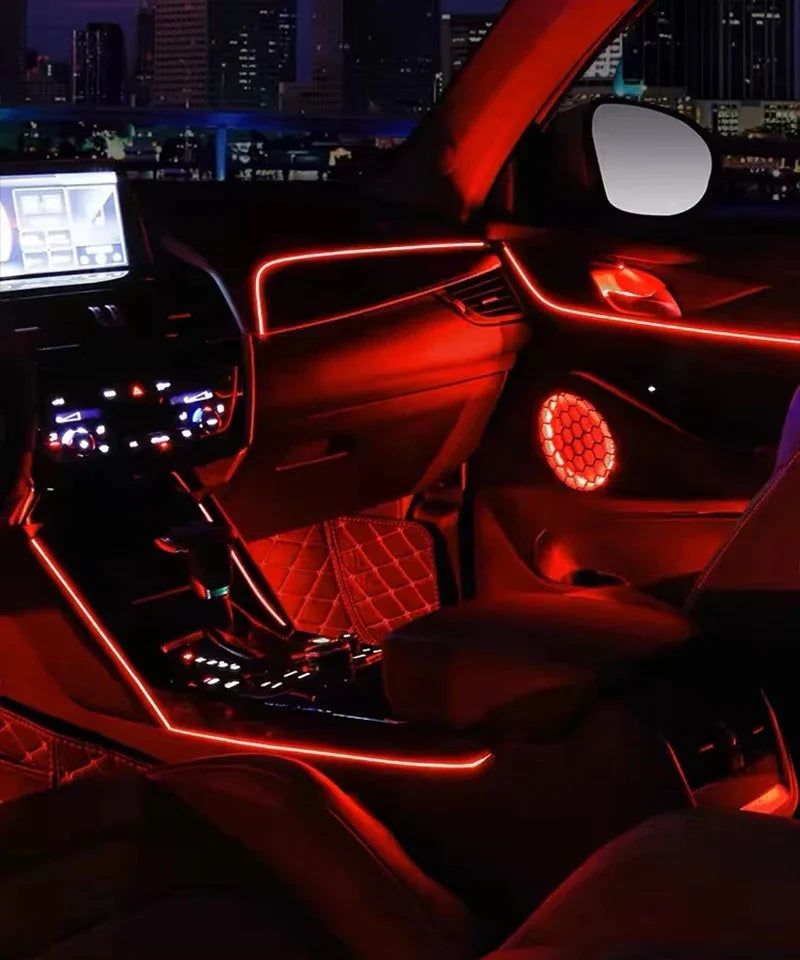 Premium Car Interior Ambient Light Kit – 64 Color App Control