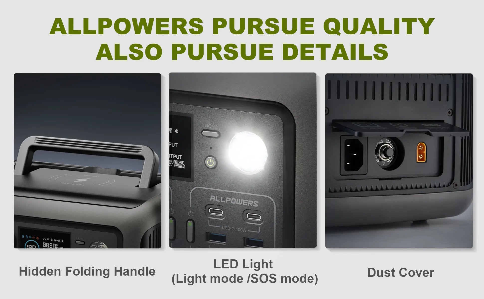 ALLPOWERS R600 Power Station 299Wh – Solar Generator