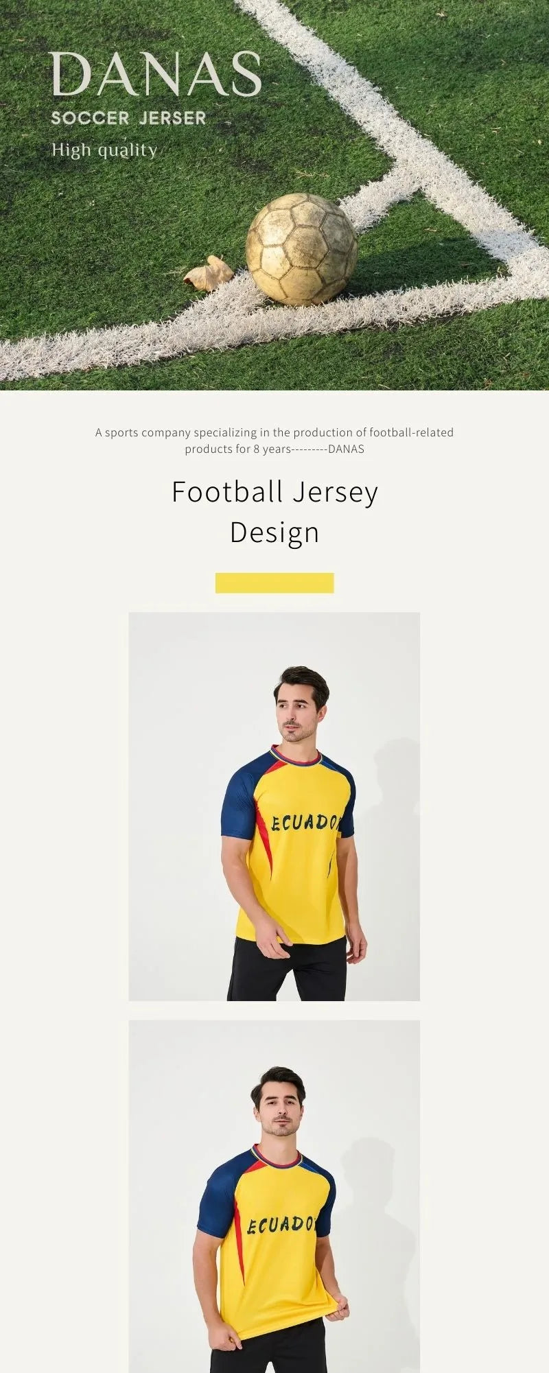 Ecuador 2026 Soccer Jersey