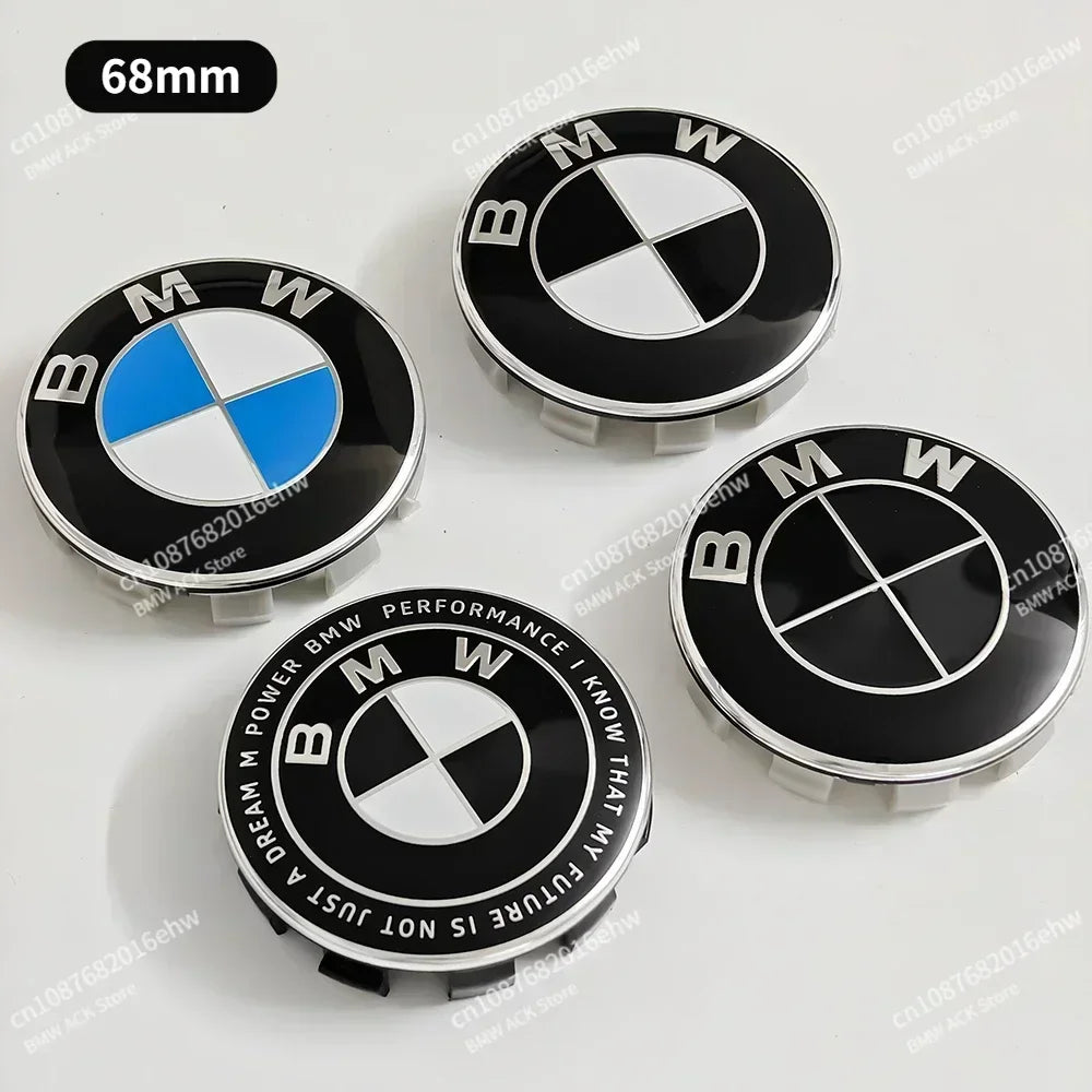 4pcs Car Wheel Center Caps 56mm/68mm Diameter for BMW