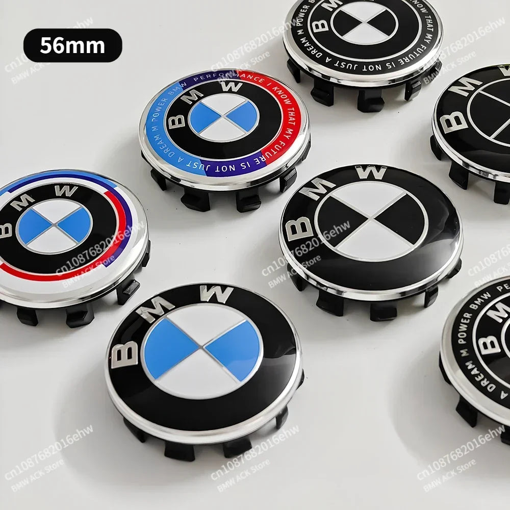 4pcs Car Wheel Center Caps 56mm/68mm Diameter for BMW