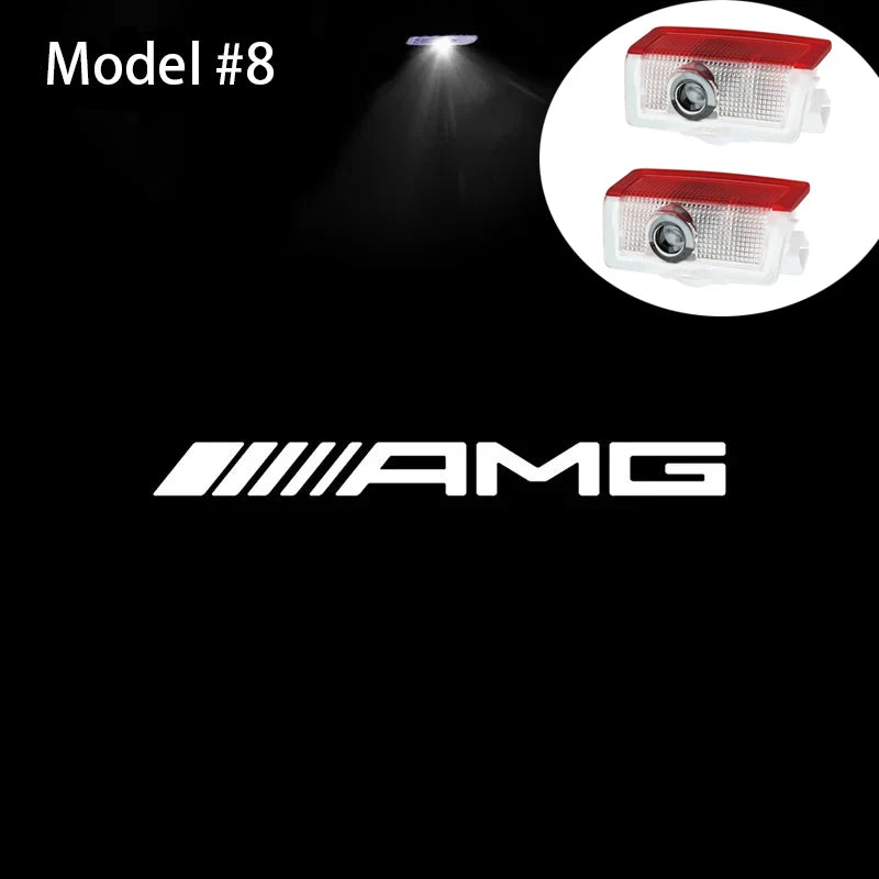 For Mercedes Benz X166 H247 X156 X253 C253 X167 W464 W176 W177 W246 W205 W212 W213 W167 W166 LED Car Door Welcome Warning Light