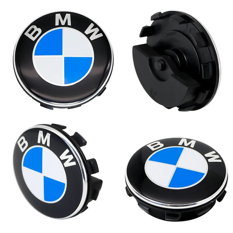 4Pcs 68mm 56mm Floating Wheel Center Cap For BMW E39 E46 E60 Replacement Hubcaps F45 F46 F48 F49 F39 F90 Auto Tuning Accessories