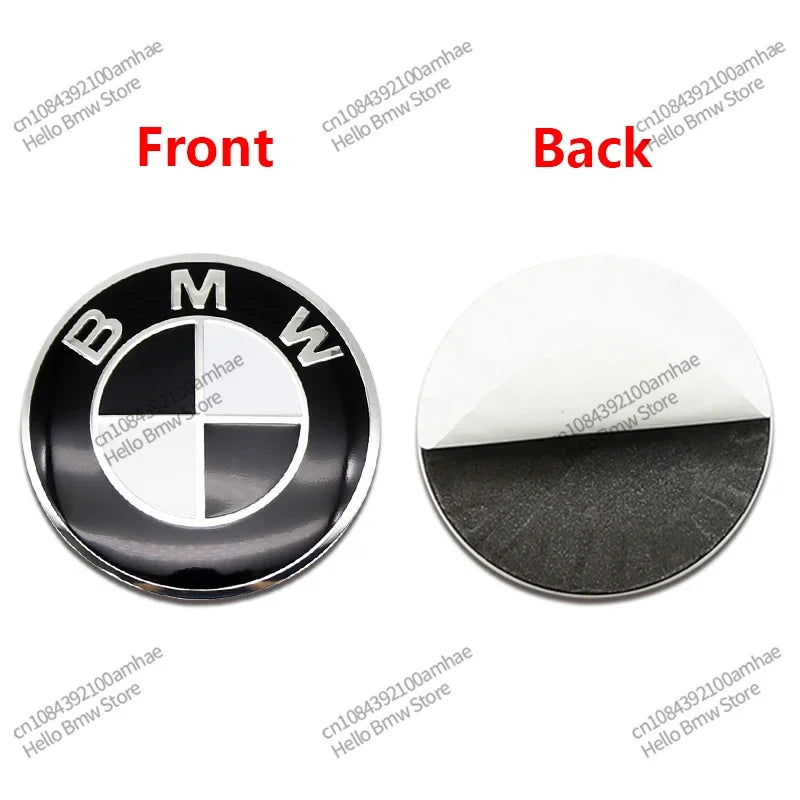56mm 60mm 65mm 70mm Wheel Sticker for BMW E46 E90 F30 F10 G20 X5 50th Anniversary Emblem Badge 4Pcs DIY Auto Rim Hub Cap Decal
